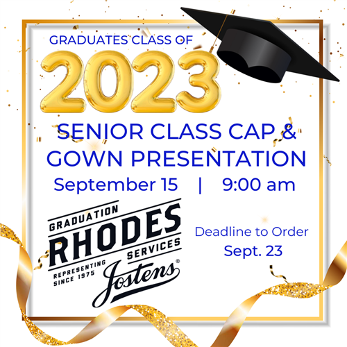 Class of 2023 General Information / Jostens Senior Class Item Orders